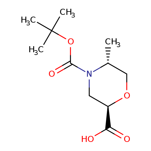(2R,5R)-4-[(tert-butoxy)carbonyl]-5-methylmorpholine-2-carboxylicacid