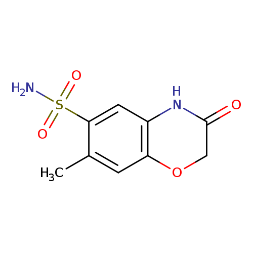 7-Methyl-3-oxo-3,4-dihydro-2h-1,4-benzoxazine-6-sulfonamide