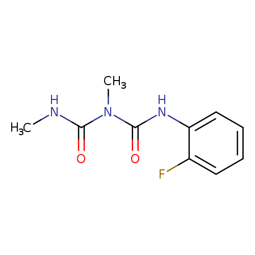 1-{[(2-fluorophenyl)carbamoyl](methyl)amino}-N-methylformamide
