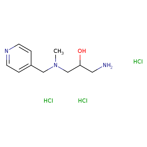 1-amino-3-{methyl[(pyridin-4-yl)methyl]amino}propan-2-ol trihydrochloride