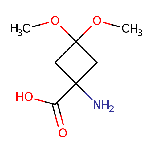 1-amino-3,3-dimethoxycyclobutane-1-carboxylic acid