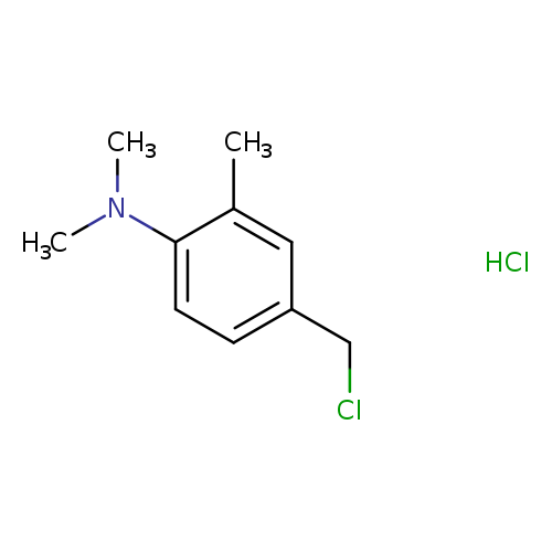 4-(chloromethyl)-N,N,2-trimethylaniline hydrochloride