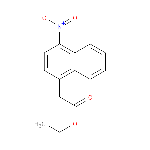 Ethyl 2-(4-nitro-1-naphthyl)acetate