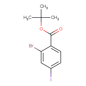 2-Bromo-4-iodo-benzoic acid tert-butyl ester
