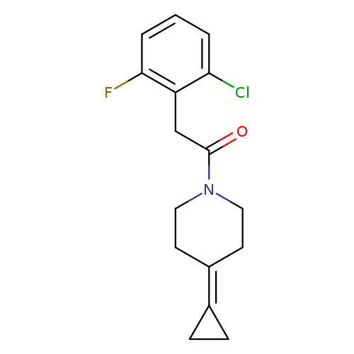 2-(2-chloro-6-fluorophenyl)-1-(4-cyclopropylidenepiperidin-1-yl)ethan-1-one