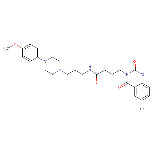 4-(6-bromo-2,4-dioxo-1,2,3,4-tetrahydroquinazolin-3-yl)-N-{3-[4-(4-methoxyphenyl)piperazin-1-yl]propyl}butanamide