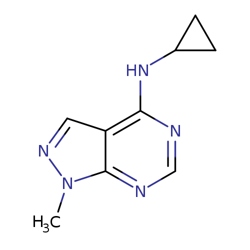 N-cyclopropyl-1-methyl-1H-pyrazolo[3,4-d]pyrimidin-4-amine