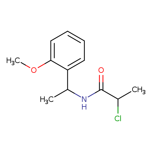 2-chloro-N-[1-(2-methoxyphenyl)ethyl]propanamide