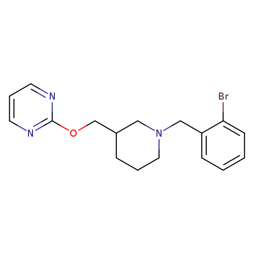 2-({1-[(2-bromophenyl)methyl]piperidin-3-yl}methoxy)pyrimidine