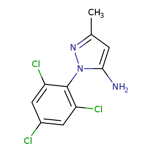 1H-Pyrazol-5-amine,3-methyl-1-(2,4,6-trichlorophenyl)-