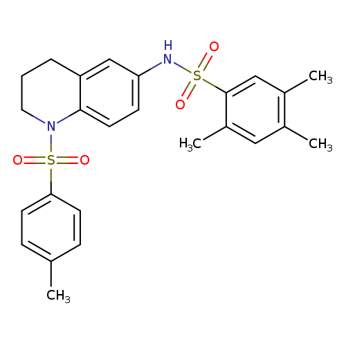 2,4,5-trimethyl-N-[1-(4-methylbenzenesulfonyl)-1,2,3,4-tetrahydroquinolin-6-yl]benzene-1-sulfonamide