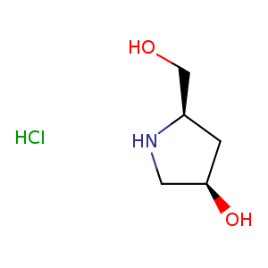 2-Pyrrolidinemethanol, 4-hydroxy-, hydrochloride (1:1), (2R,4R)-