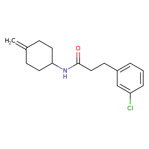 3-(3-chlorophenyl)-N-(4-methylidenecyclohexyl)propanamide