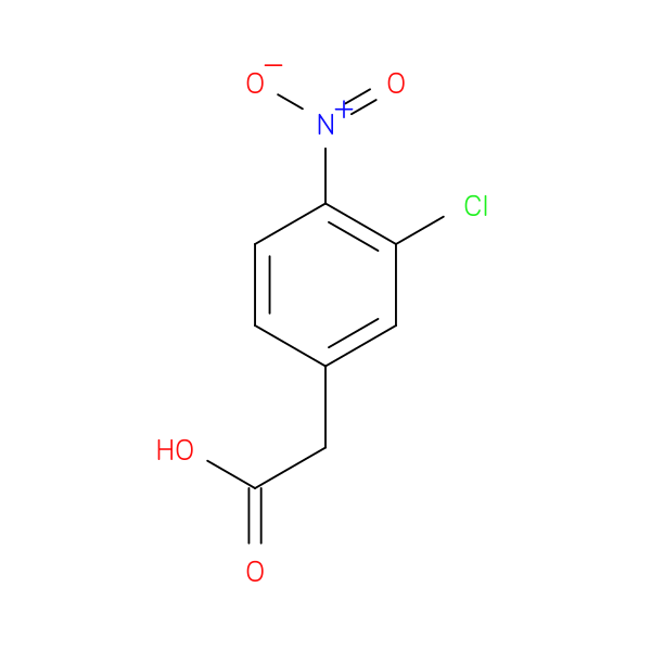 2-(3-chloro-4-nitrophenyl)acetic acid