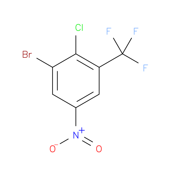 1-Bromo-2-chloro-5-nitro-3-(trifluoromethyl)benzene