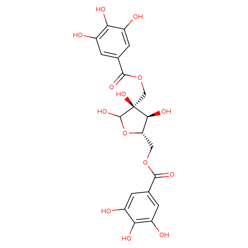 Hamamelofuranose2,5-digallate