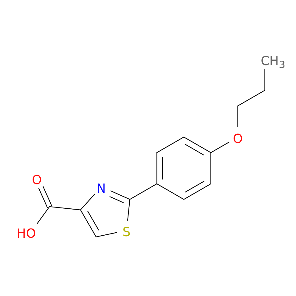 2-(4-propoxyphenyl)-1,3-thiazole-4-carboxylic acid