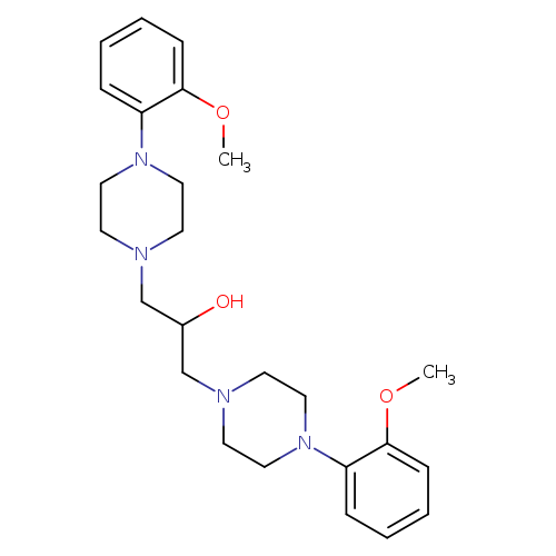 1,3-bis[4-(2-methoxyphenyl)piperazin-1-yl]propan-2-ol