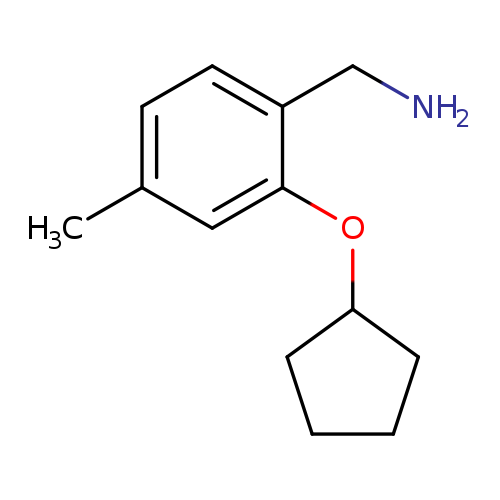 [2-(Cyclopentyloxy)-4-methylphenyl]methanamine