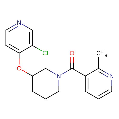 3-{3-[(3-chloropyridin-4-yl)oxy]piperidine-1-carbonyl}-2-methylpyridine