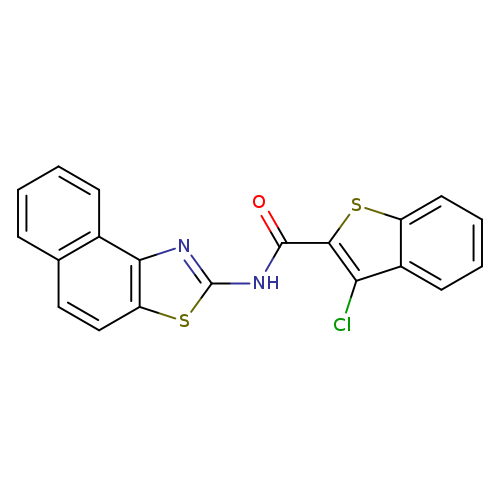 3-chloro-N-{naphtho[1,2-d][1,3]thiazol-2-yl}-1-benzothiophene-2-carboxamide