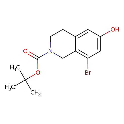 tert-butyl 8-bromo-6-hydroxy-1,2,3,4-tetrahydroisoquinoline-2-carboxylate