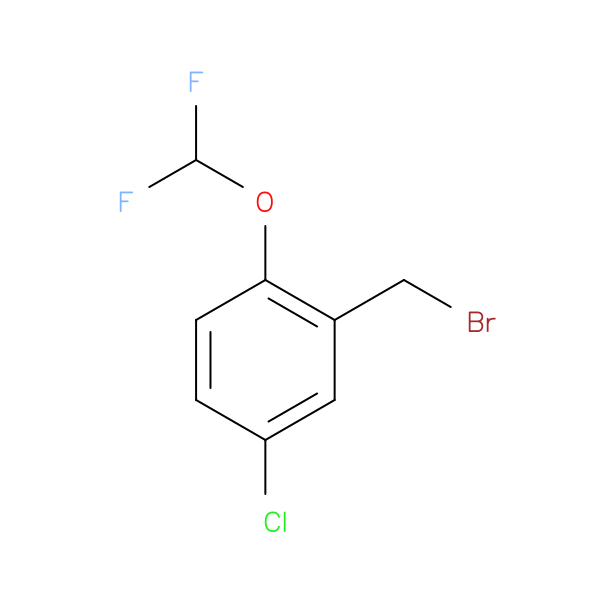 2-(bromomethyl)-4-chloro-1-(difluoromethoxy)benzene