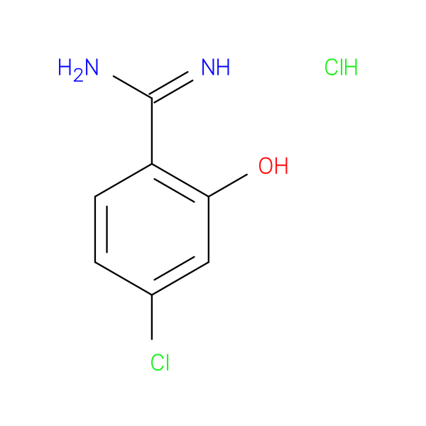 4-chloro-2-hydroxybenzene-1-carboximidamide hydrochloride