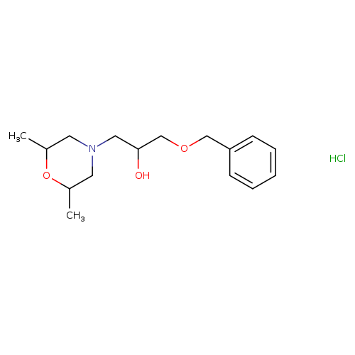1-(benzyloxy)-3-(2,6-dimethylmorpholin-4-yl)propan-2-ol hydrochloride