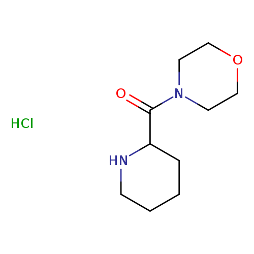 MORPHOLINO(2-PIPERIDINYL)METHANONE HYDROCHLORIDE