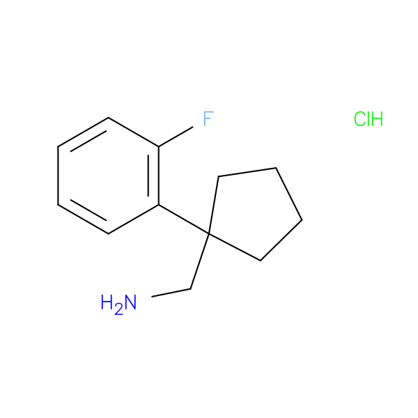 1-(2-Fluorophenyl)cyclopentylmethylamine HCl