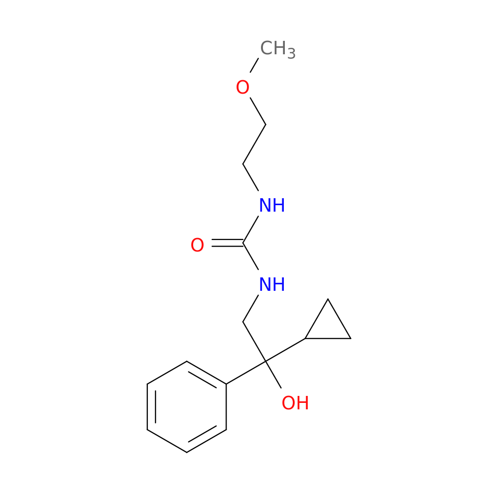 1-(2-cyclopropyl-2-hydroxy-2-phenylethyl)-3-(2-methoxyethyl)urea