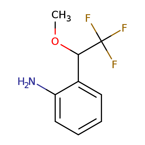 2-(2,2,2-trifluoro-1-methoxyethyl)aniline