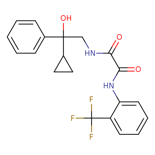 N'-(2-cyclopropyl-2-hydroxy-2-phenylethyl)-N-[2-(trifluoromethyl)phenyl]ethanediamide