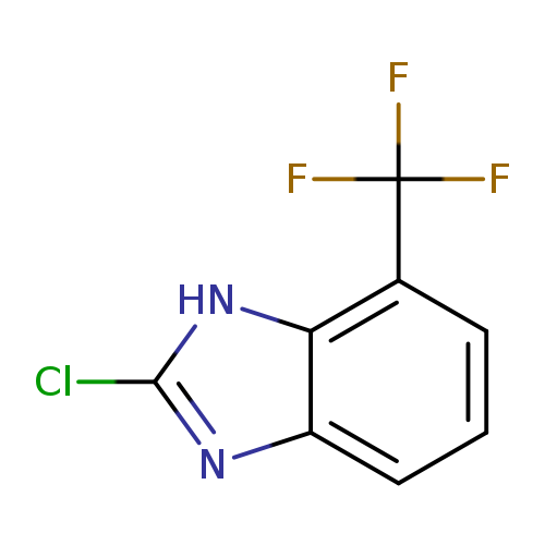 1H-BENZIMIDAZOLE, 2-CHLORO-7-(TRIFLUOROMETHYL)-