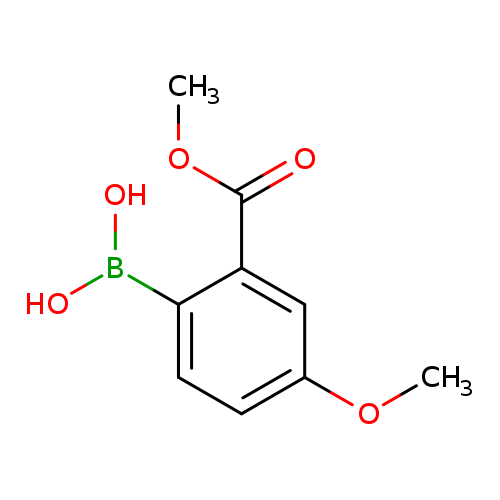 BENZOIC ACID, 2-BORONO-5-METHOXY-, 1-METHYL ESTER