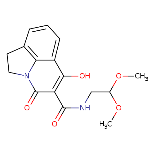 N-(2,2-dimethoxyethyl)-9-hydroxy-11-oxo-1-azatricyclo[6.3.1.0^{4,12}]dodeca-4,6,8(12),9-tetraene-10-carboxamide