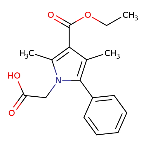 [3-(Ethoxycarbonyl)-2,4-dimethyl-5-phenyl-1h-pyrrol-1-yl]acetic acid