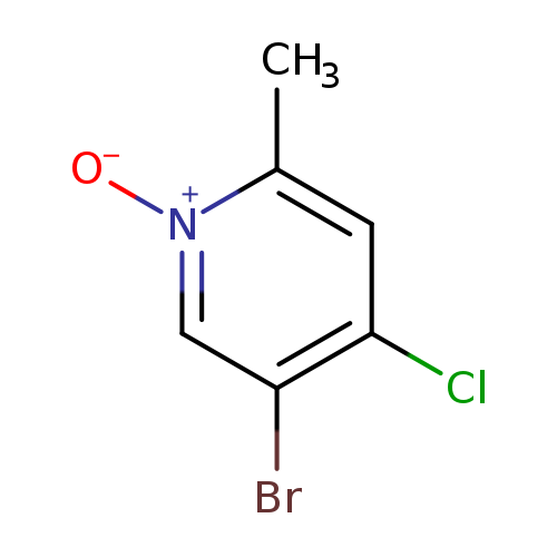 Pyridine, 5-bromo-4-chloro-2-methyl-, 1-oxide