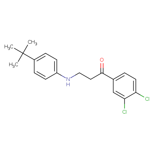 3-((4-(tert-Butyl)phenyl)amino)-1-(3,4-dichlorophenyl)propan-1-one