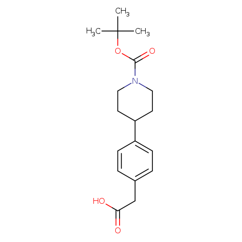 2-(4-(1-(tert-butoxycarbonyl)piperidin-4-yl)phenyl)acetic acid