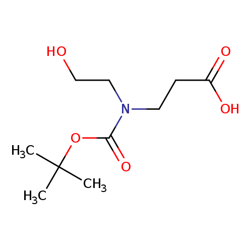 3-{[(tert-butoxy)carbonyl](2-hydroxyethyl)amino}propanoicacid