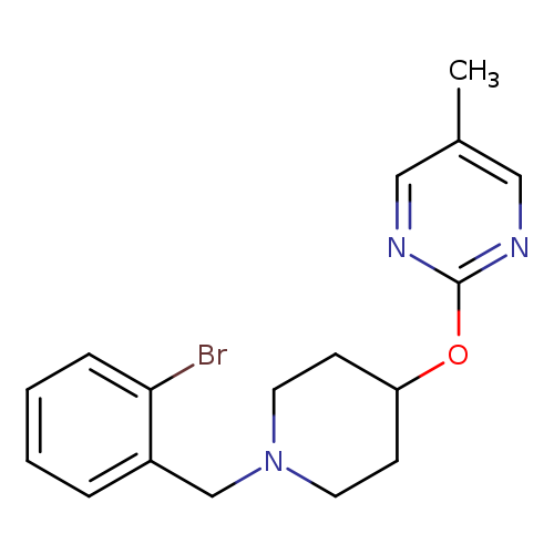 2-({1-[(2-bromophenyl)methyl]piperidin-4-yl}oxy)-5-methylpyrimidine