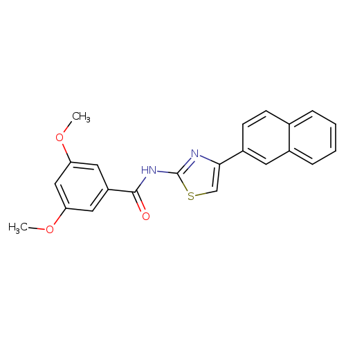3,5-dimethoxy-N-[4-(naphthalen-2-yl)-1,3-thiazol-2-yl]benzamide