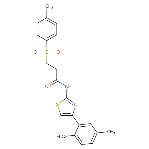 N-[4-(2,5-dimethylphenyl)-1,3-thiazol-2-yl]-3-(4-methylbenzenesulfonyl)propanamide