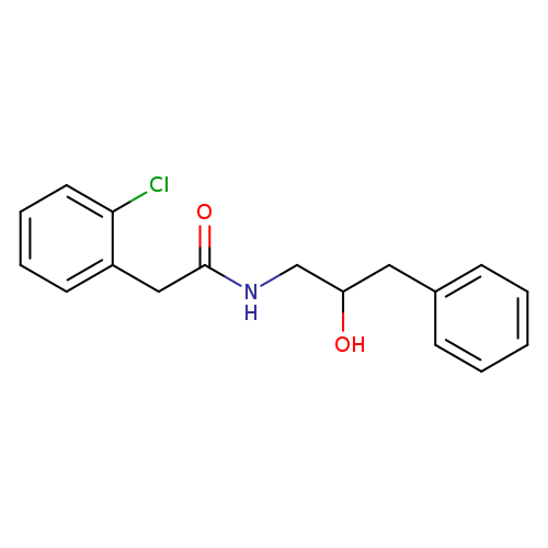 2-(2-chlorophenyl)-N-(2-hydroxy-3-phenylpropyl)acetamide