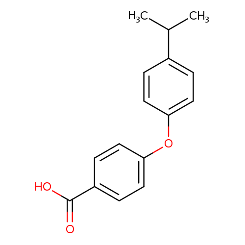4-[4-(propan-2-yl)phenoxy]benzoic acid