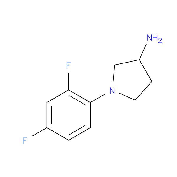 1-(2,4-Difluorophenyl)pyrrolidin-3-amine
