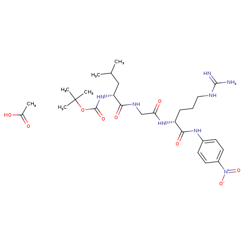 Boc-LGR-pNA (acetate)