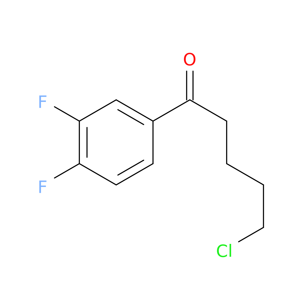 5-Chloro-1-(3,4-difluorophenyl)-1-oxopentane